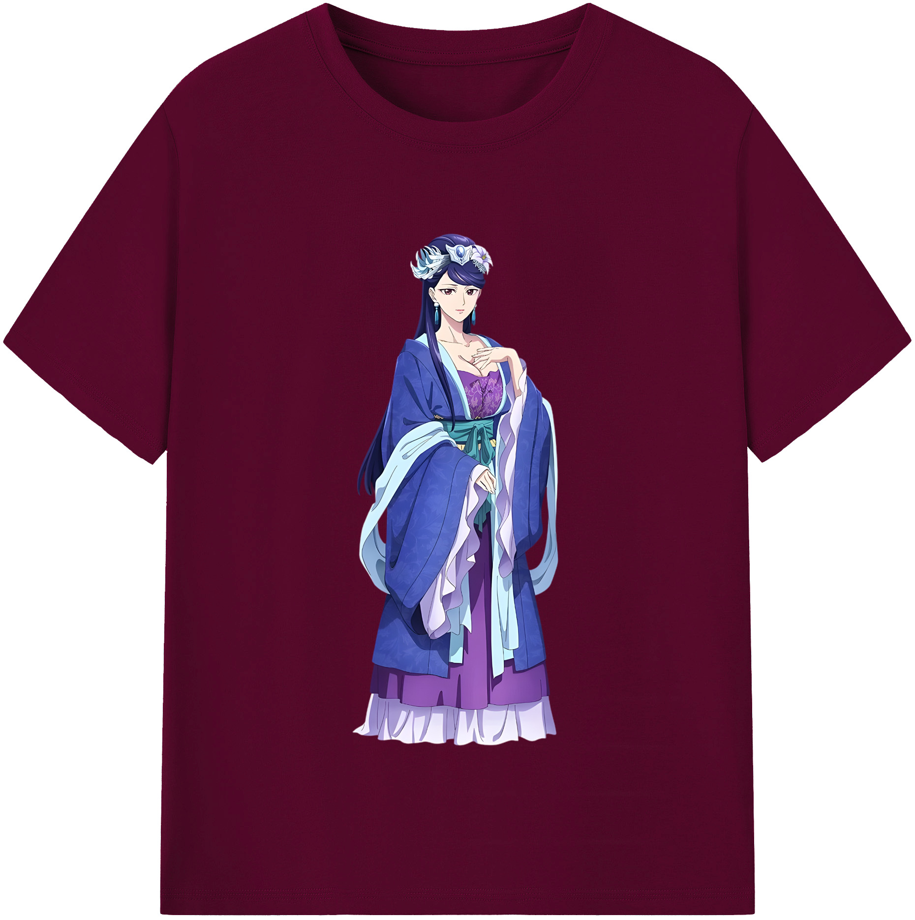 （画像用） 薬屋のひとりごと The Apothecary Diaries レディースカジュアルプリントTシャツ（綿100％）